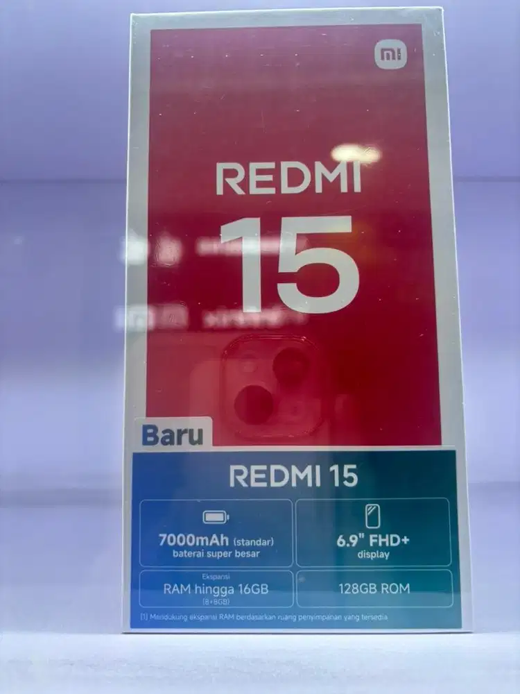 REDMI 15 RAM 8+8/128GB BARU GARANSI RESMI