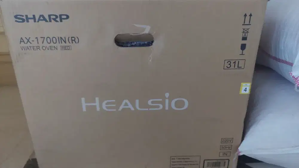 Sharp Healsio Water Oven AX-1700IN (Red) – 31 Liter