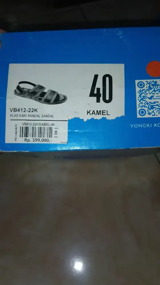 Sandal Yongki Original – Baru Segel, Cocok Buat Hadiah