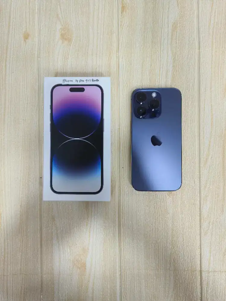 ( Second ) IPhone 14 Pro 512GB - Deep Purple | Ex IBOX | Fullset Ori