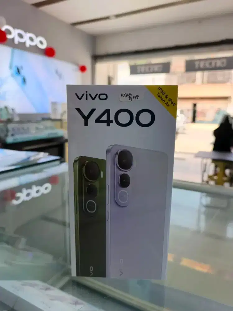 vivo y400 8/128 segel pabrik garansi resmi