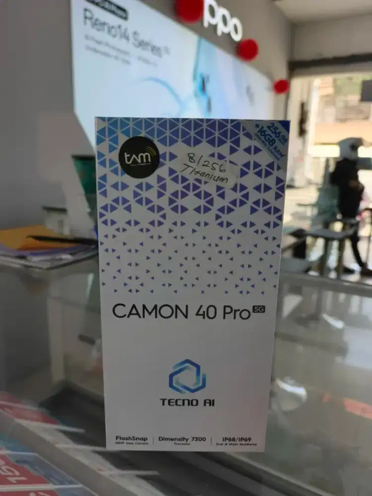 CAMON 40 PRO 8/256 SEGEL PABRIK GARANSI RESMI