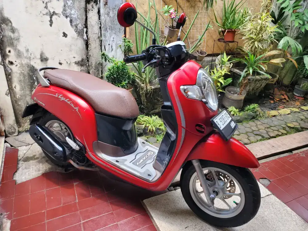 Honda Scoopy Stylish Iss Merah 2020 Full orisinil.
