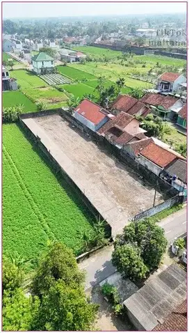 Utara UGM tanah Hook tepi aspal siap bangun rumah dan kost