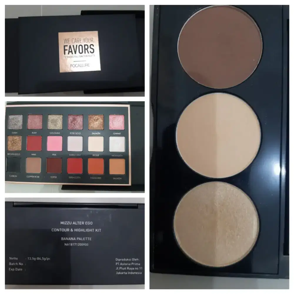 Eyeshadow focallure & contour mizzu