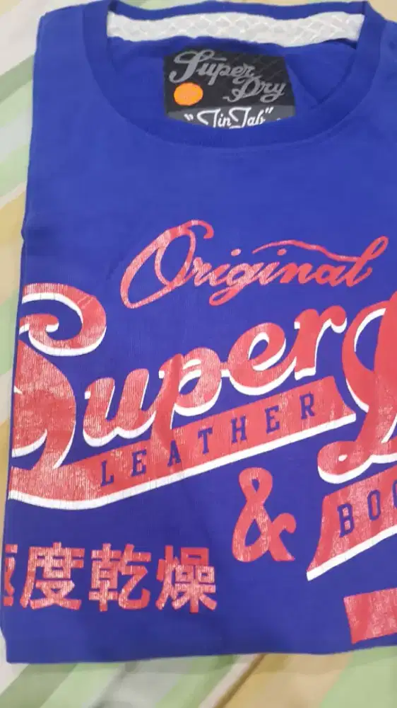 jual kaos superdry original asli japan size XXL masih 100% baru