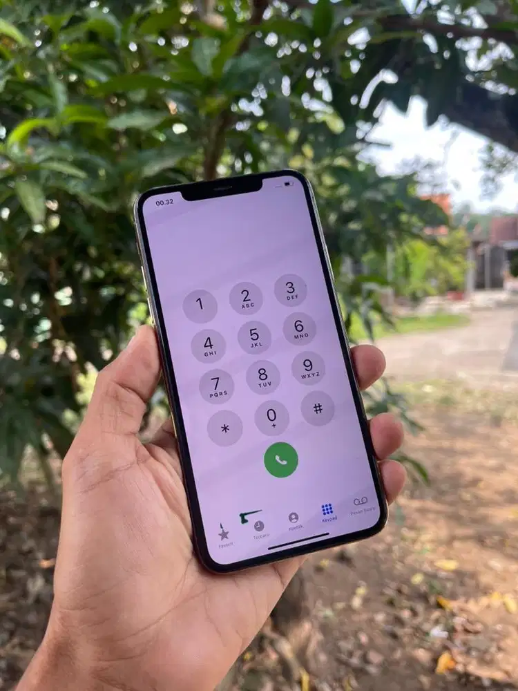 Iphone 11 pro max 256gb minus lcd bercak hijau