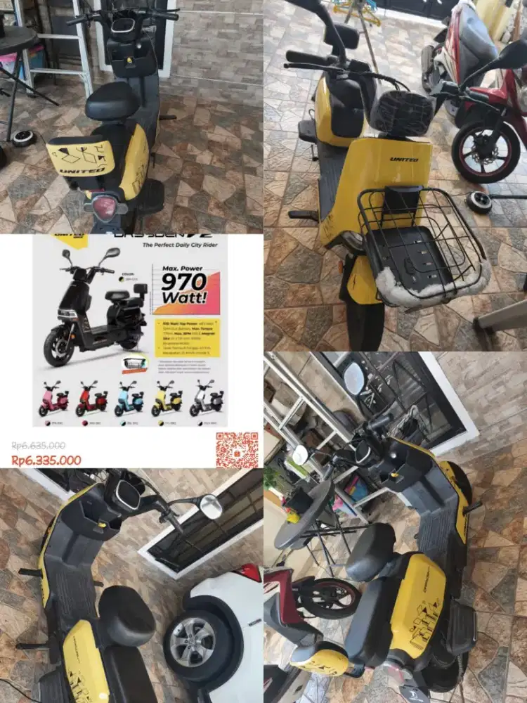 Sepeda Listrik Merk United Type Dresden V2