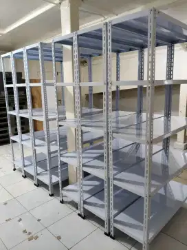 Rak besi siku lubang ramping