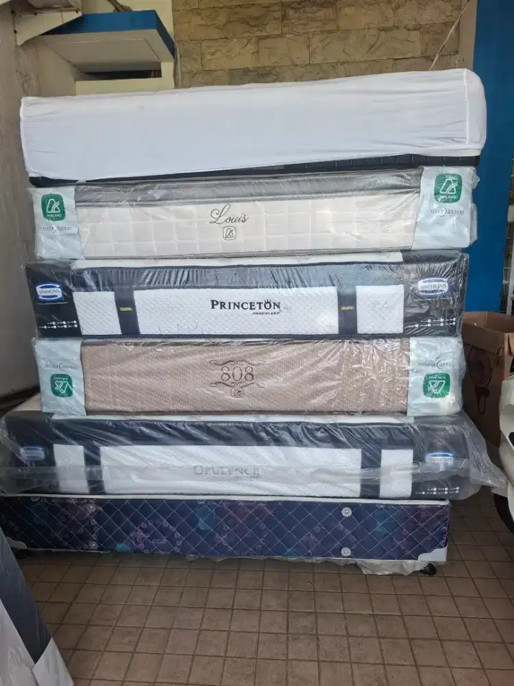 Jual cepat spring bed Simmons dan Airland barang baru gress