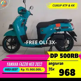 YAMAHA FAZZIO NEO 2022 KREDIT DP 500RIBU ANGSURAN SANGAT RINGAN