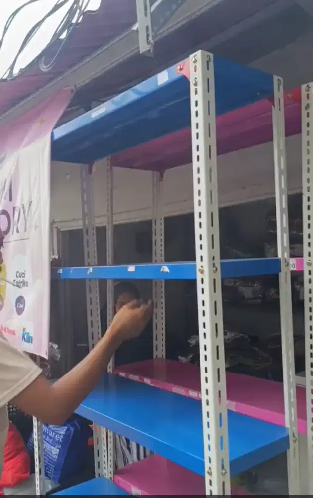 Jual rak besi siku tebal