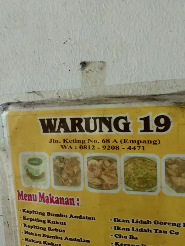 Warung seafood  teluk gong