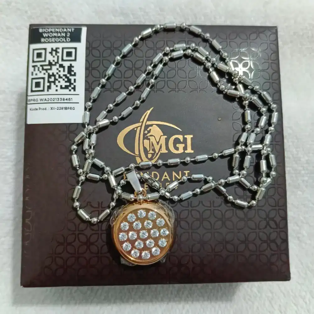 MCI Biopendant woman 2 Rose Gold