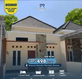 Rumah plus tanah cocok untuk developer pemula dekat pusat kota smg