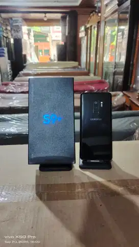 samsung S9 plus, layar curve, face id on, fingerprint on, ex SEIN