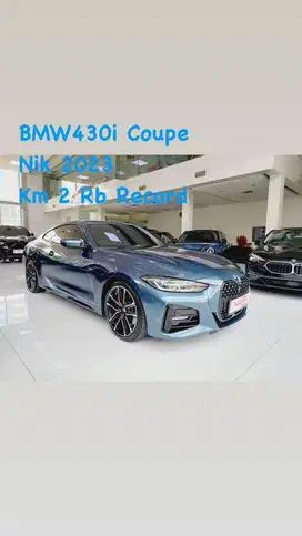 BMW 430i Coupe Nik2023 Blue Artic on black Siap Pakai