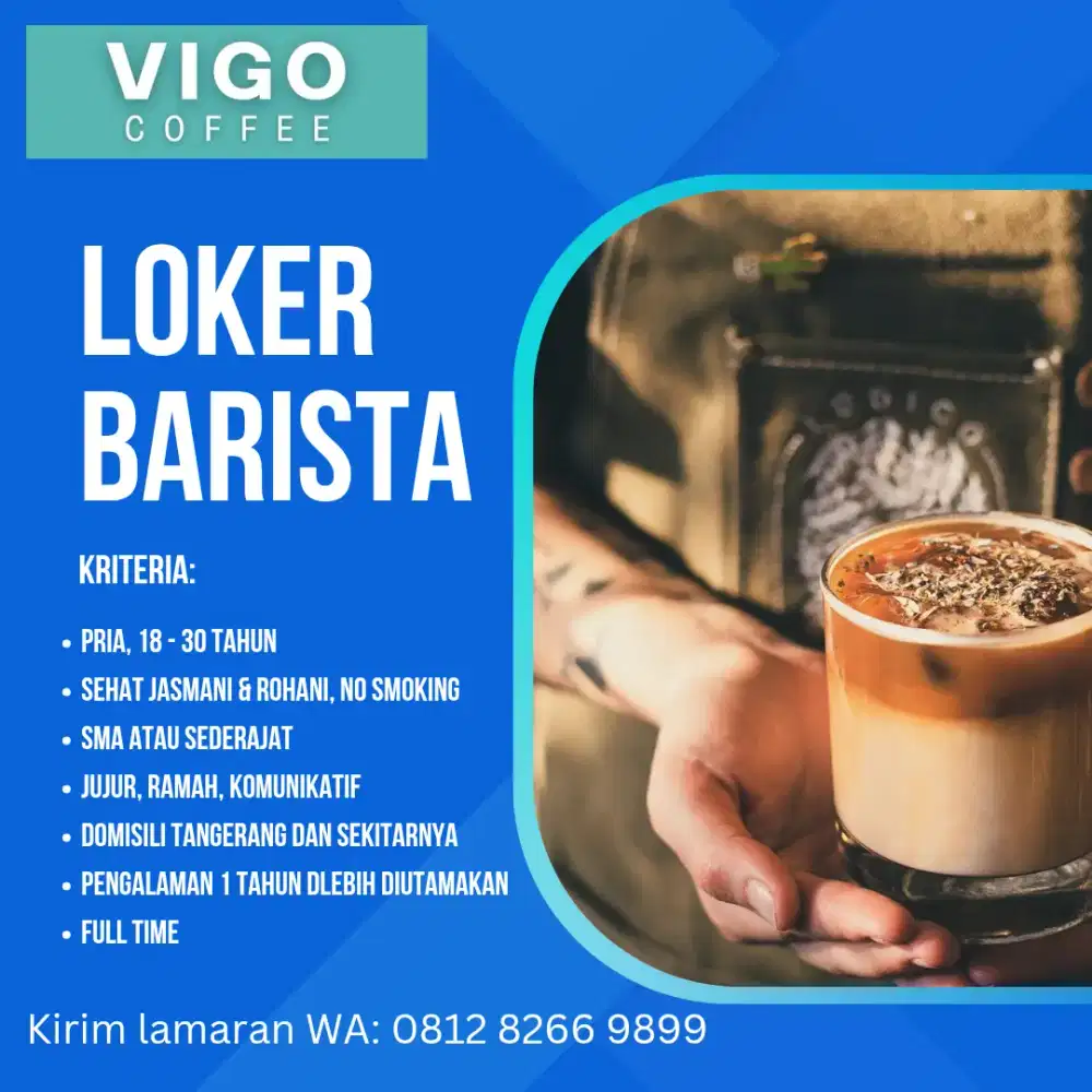 Loker Barista di Gading Serpong