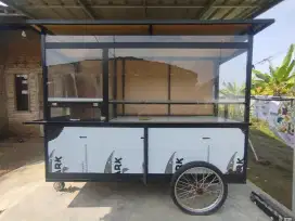 Bismillah d jual gerobak baru