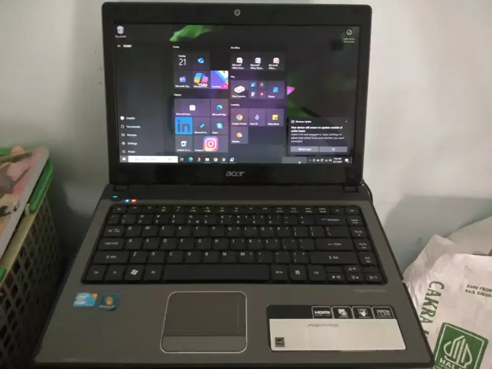 Acer Aspire 4741 Second Intel i3 M350/4Gb /320Gb /Intel HD /14 /Win10
