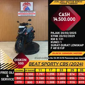 KREDIT TANPA DP BEAT CBS TH 2024 BAYAR NYA PAKAI CC / PAYLATER