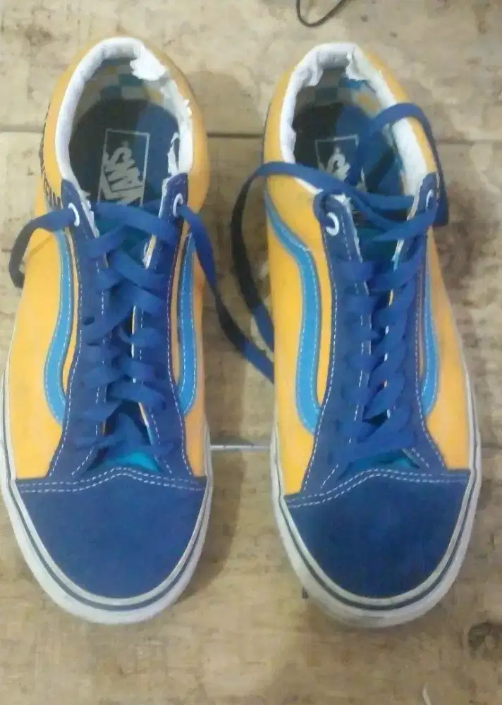 Vans Old Skool Low GT Original  Warna Blue Yellow Rare