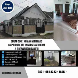 Dijual cepat rumah minimalis
Siap huni dekat universitas telkom
Jl Tirtawangi Ciganitri