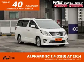 Alphard 2,4 SC(CBU) 2014 LOW KM, Tdp40jt
