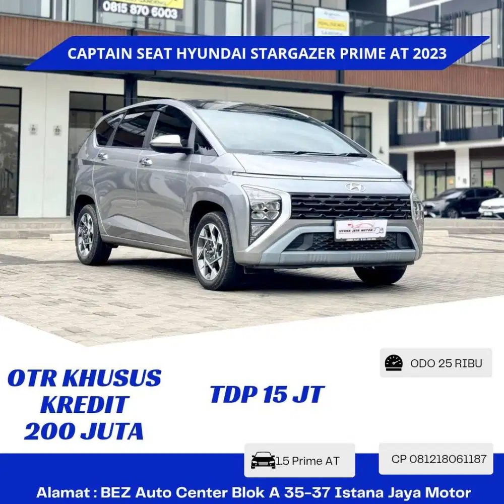 CAPTAIN SEAT Hyundai Stargazer Prime AT 2023