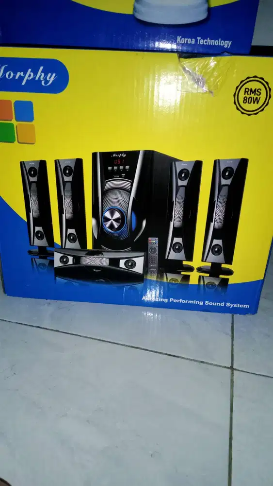 home teather speaker morphy mp 9237 RMS 80 w