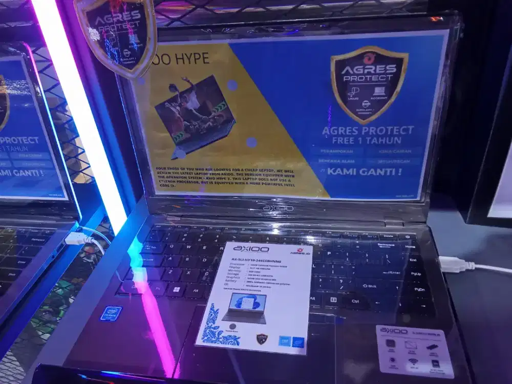 AXIOO HYPE 10 N4020 8/256GB FREE AGRES PROTECH