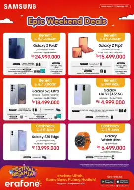PROMO SAMSUNG JUSAMI CASHBACK 2JT