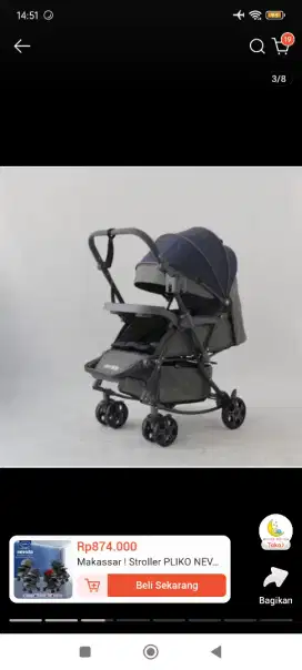 Stroller Pliko Nevada 395