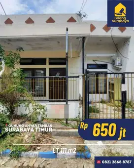 Rumah Surabaya Gunung Anyar Tambak