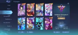 jual akun mobile legend, free cein, allkoss!!