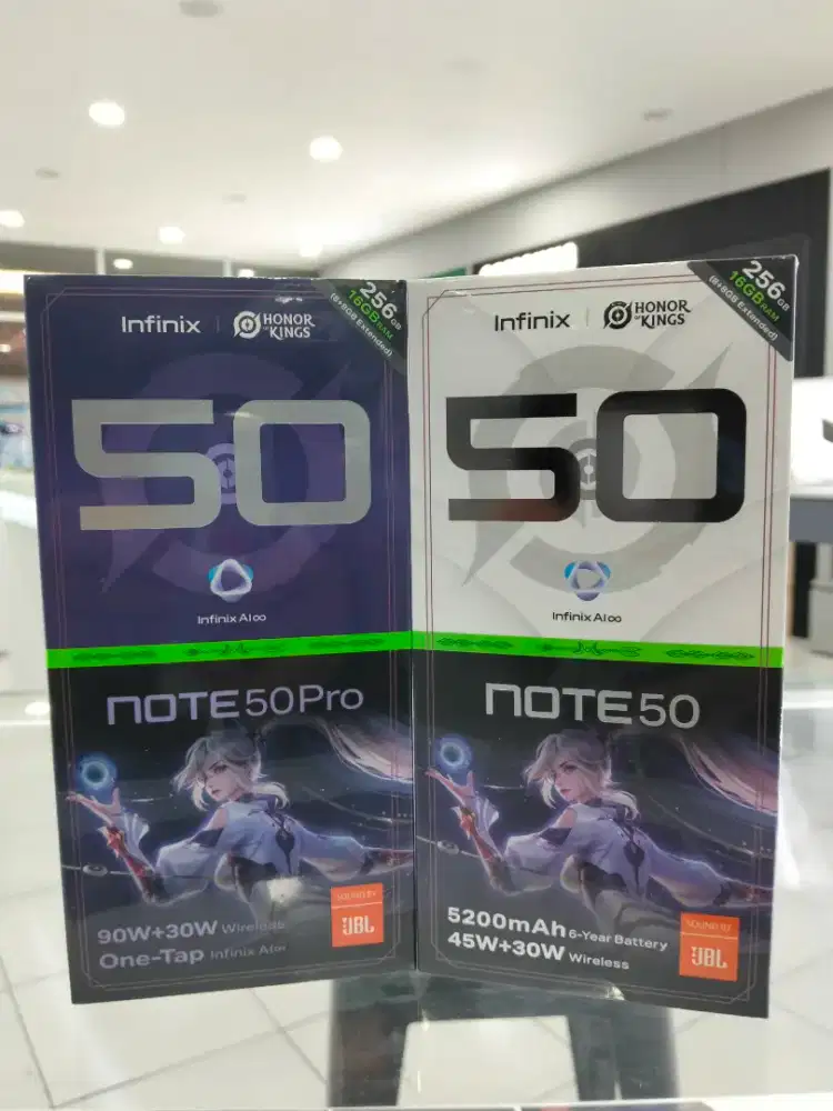 INFINIX NOTE 50 PRO 8/256 NEW SEGEL TERMURAH