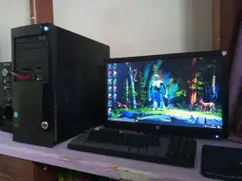Pc editing fullset (intel core i5 + ram 8gb + monitor 19inch) HP