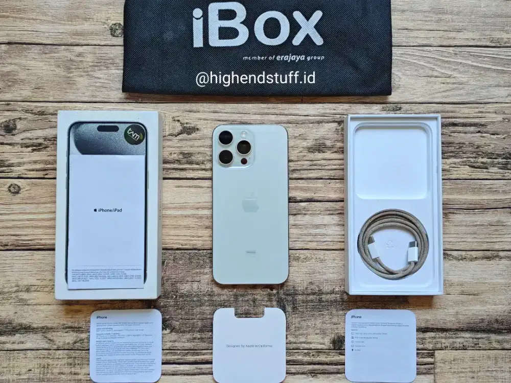 [BH 90%!] iPhone 15 Pro Max 256gb White Like New PROMAX
