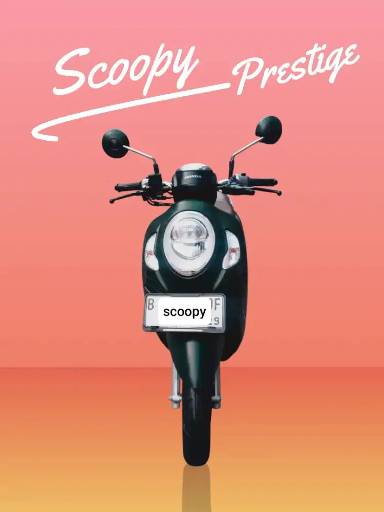 Honda Scoopy Prestige mulus(Bi jelek ktp daerah bs kredit) scopy scopi