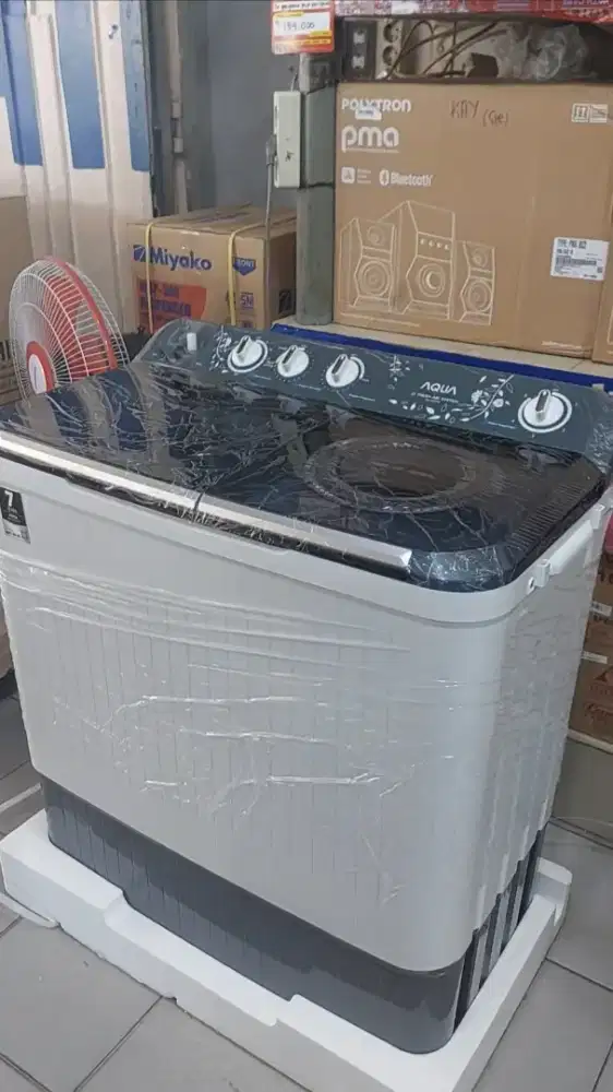 Mesin Cuci AQUA 2Tabung 10Kg