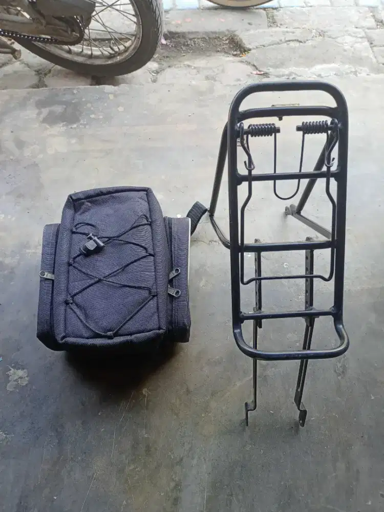 Boncengan alloy plus tas