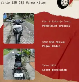 VARIO 125 LED DIJUAL