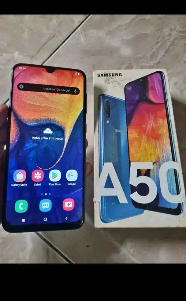Dijual Bu Samsung A50 4/64 Fullset