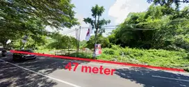 Dijual Tanah 1410 m² di Jalan Raya Malang-Batu, Lebar Depan 47m Dekat Jatim Park 3