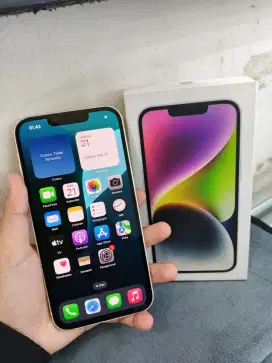 Iphone 14 128gb ID/A resmi fulset no minus