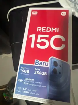 REDMI NOTE 15C NEW BNIB GARANSI RESMI 8+8/256GB.