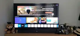 TV LG 50UQ75 – 50 inch UHD 4K Smart TV dan Soundbar sony HT S400