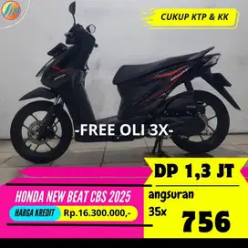 HONDA NEW BEAT CBS 2025 SEKEN KREDIT MURAH ANGSURAN SANGAT RENDAH