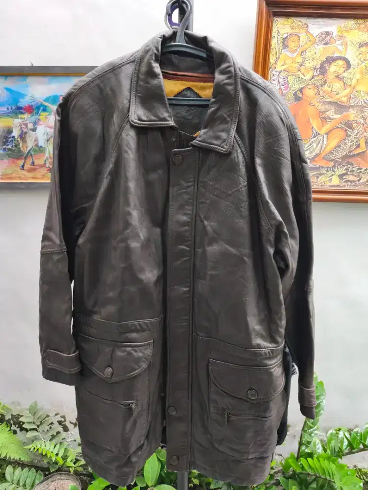 Jaket kulit pria