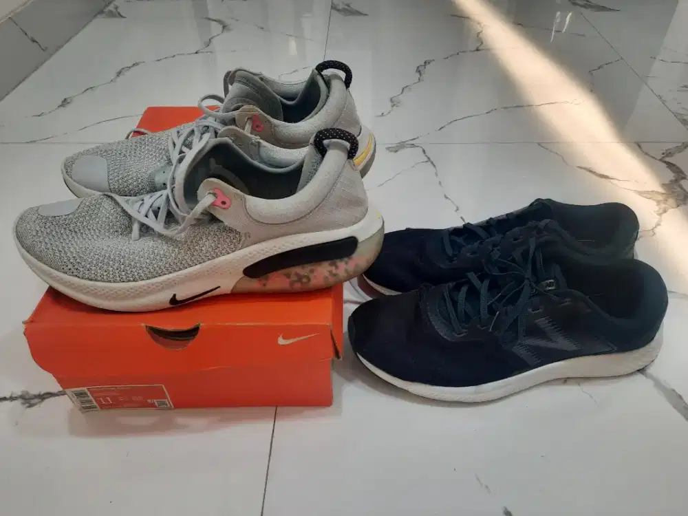 Sepatu New Balance 413 Sport Uk. 45 dan Sepatu Nike Joyride Run Uk. 44